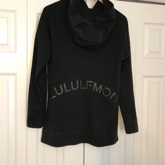 *RARE* Lululemon Cut Above Hoodie (Expression) black size 8 - Picture 8 of 11